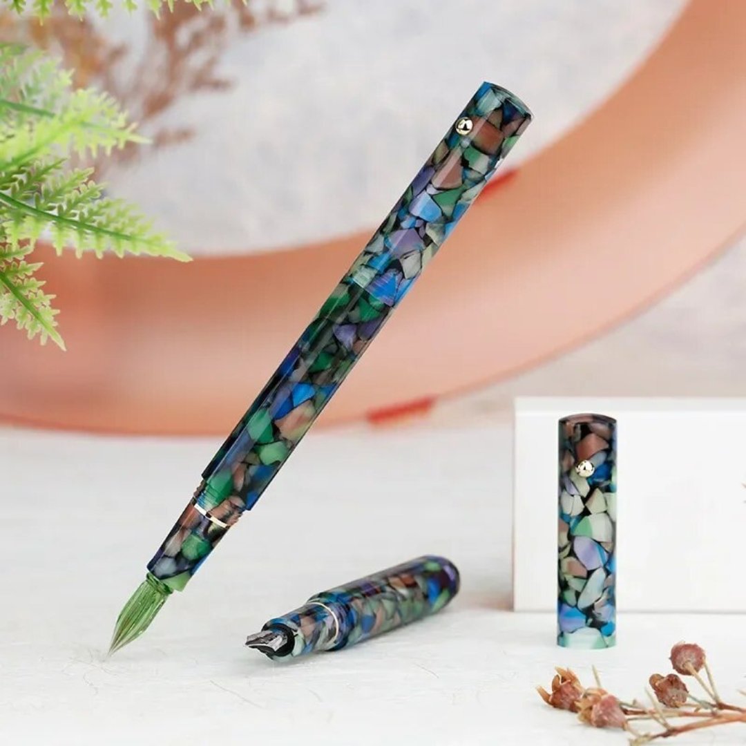 Moonman N8 Convertible Fountain Pen (EF Nib w/ Glass Nib & Converter) - SCOOBOO - MN8-02X - Fountain Pen