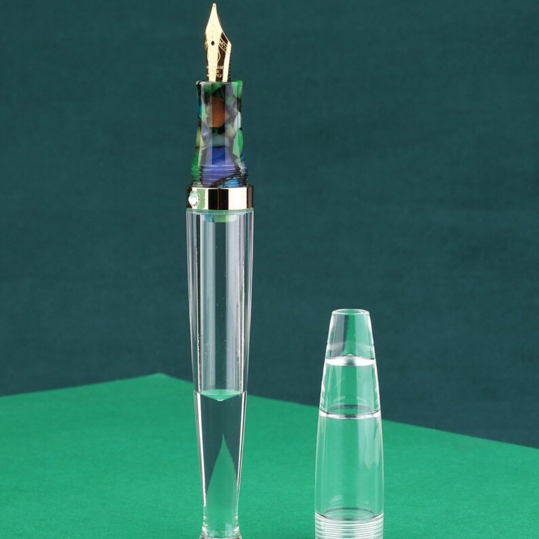 Moonman S5 Transparent Acrylic Eye Dropper Fountain Pen - SCOOBOO - S51-E - Fountain Pen