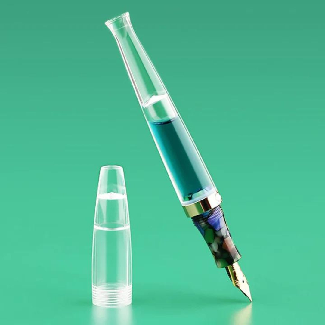 Moonman S5 Transparent Acrylic Eye Dropper Fountain Pen - SCOOBOO - S51-E - Fountain Pen