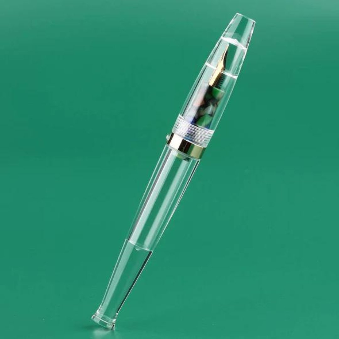 Moonman S5 Transparent Acrylic Eye Dropper Fountain Pen - SCOOBOO - S51-E - Fountain Pen