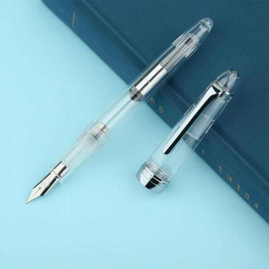 Moonman S6 Transparent Fountain Pen - SCOOBOO - MS6-01E - Fountain Pen
