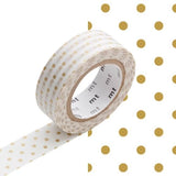 MT Washi Masking Tape Polka Dots - SCOOBOO - Masking & Decoration Tapes