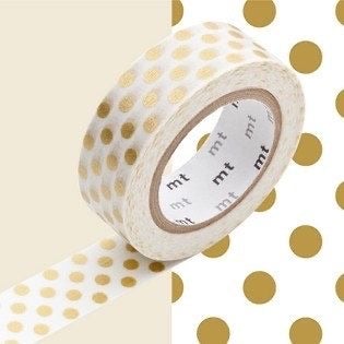 MT Washi Masking Tape Polka Dots - SCOOBOO - Masking & Decoration Tapes