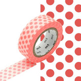 MT Washi Masking Tape Polka Dots - SCOOBOO - Masking & Decoration Tapes