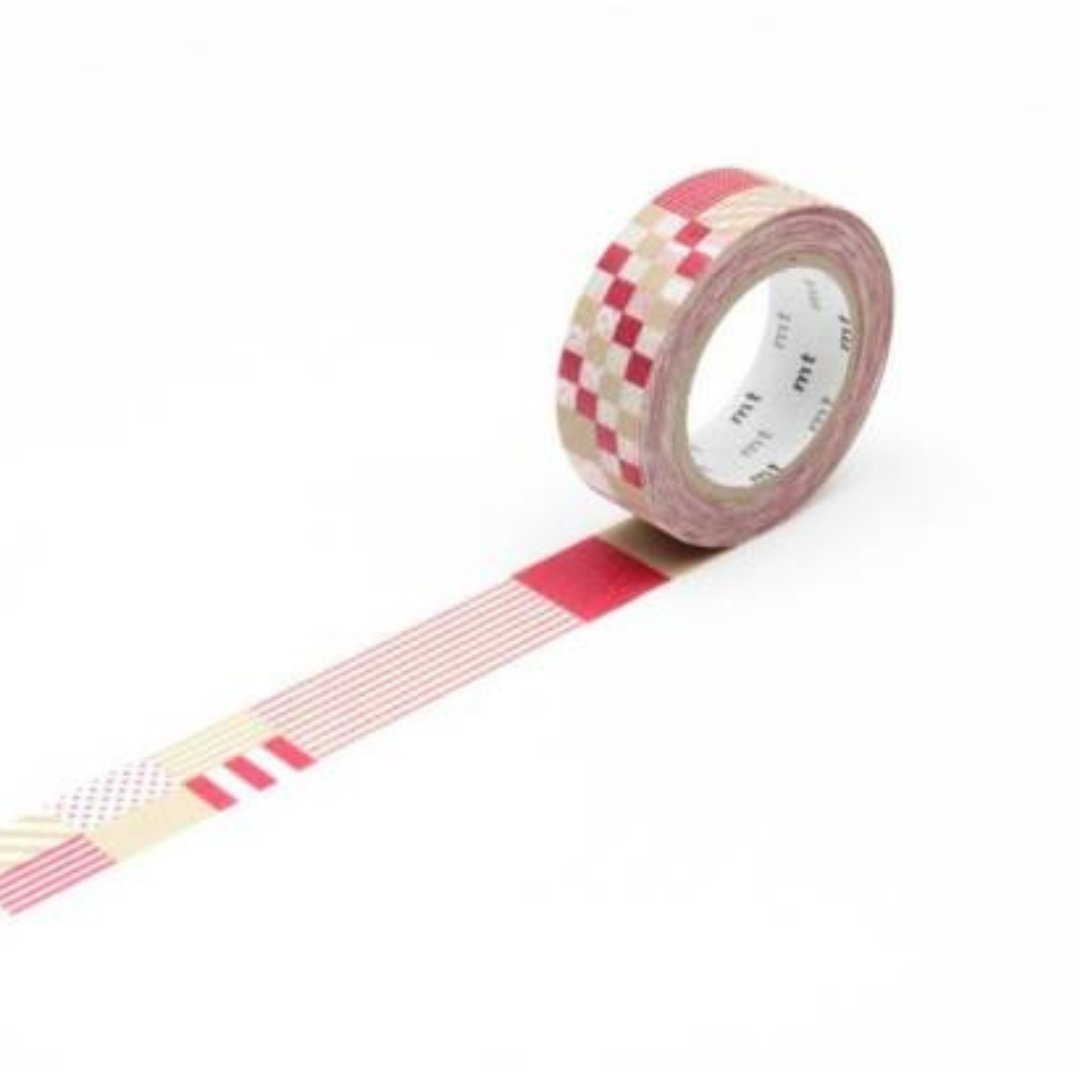 MT Washi Masking Tape Printed Designs - SCOOBOO - MT01D121Z - Masking & Decoration Tapes