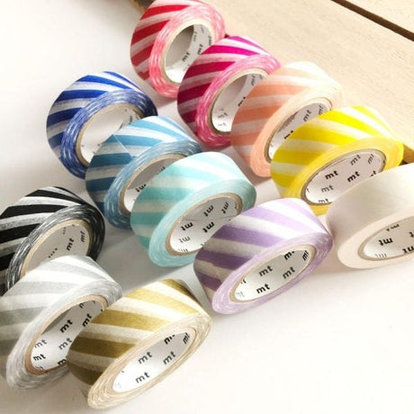 MT Washi Masking Tape Stripe - SCOOBOO - Masking & Decoration Tapes