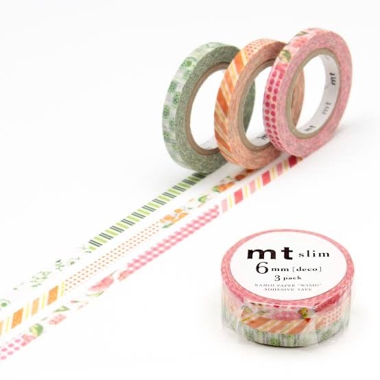 MT Washi Slim Masking Tape - SCOOBOO - Masking & Decoration Tapes