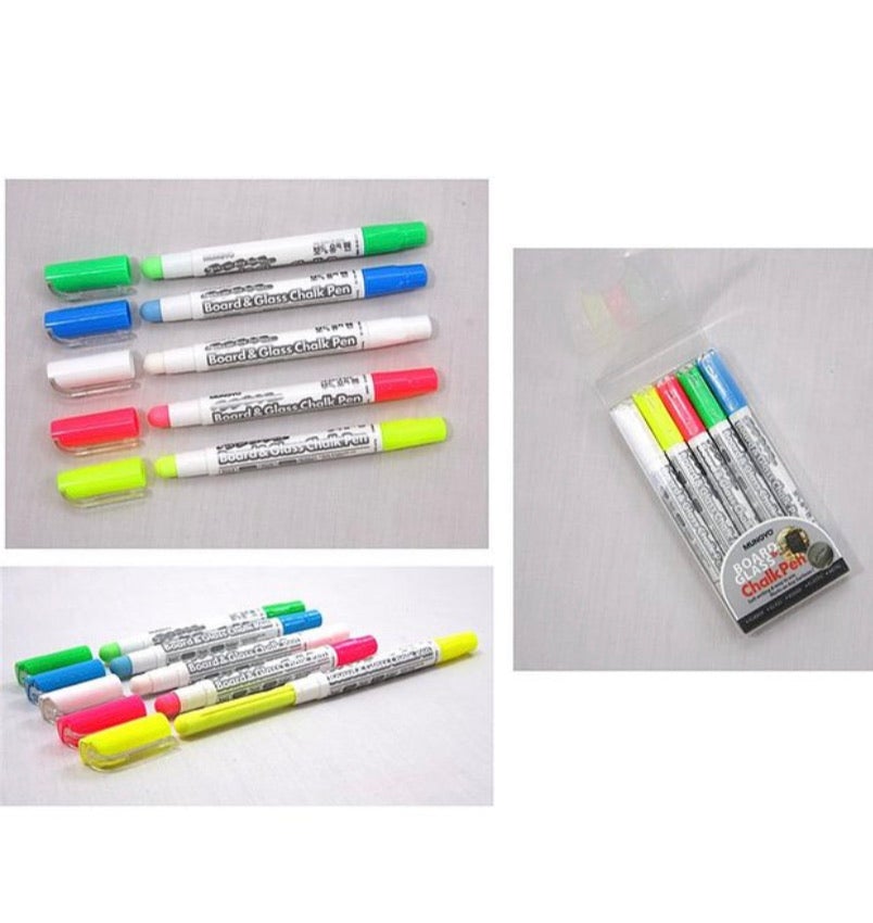 Mungyo Board & Glass Chalk Pen Markers - SCOOBOO - MBG-5 - Chalk Paints