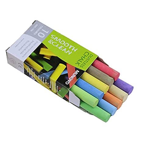 Mungyo Dustless Chalk - Coloured - SCOOBOO - Dustless chalks