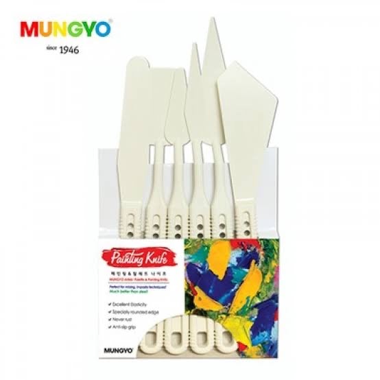 Mungyo Set of Artists Painting Knives - SCOOBOO - MPPK-6 - Paint Brushes & Palette Knives