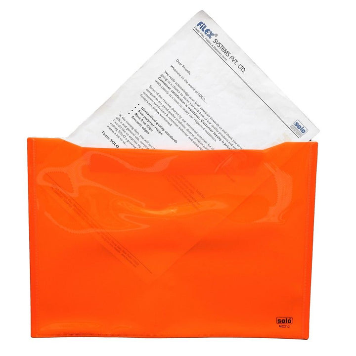 Solo My Clear Bag (Twin Pocket - Double Color) - FC - SCOOBOO - MC212 - Folders & Fillings