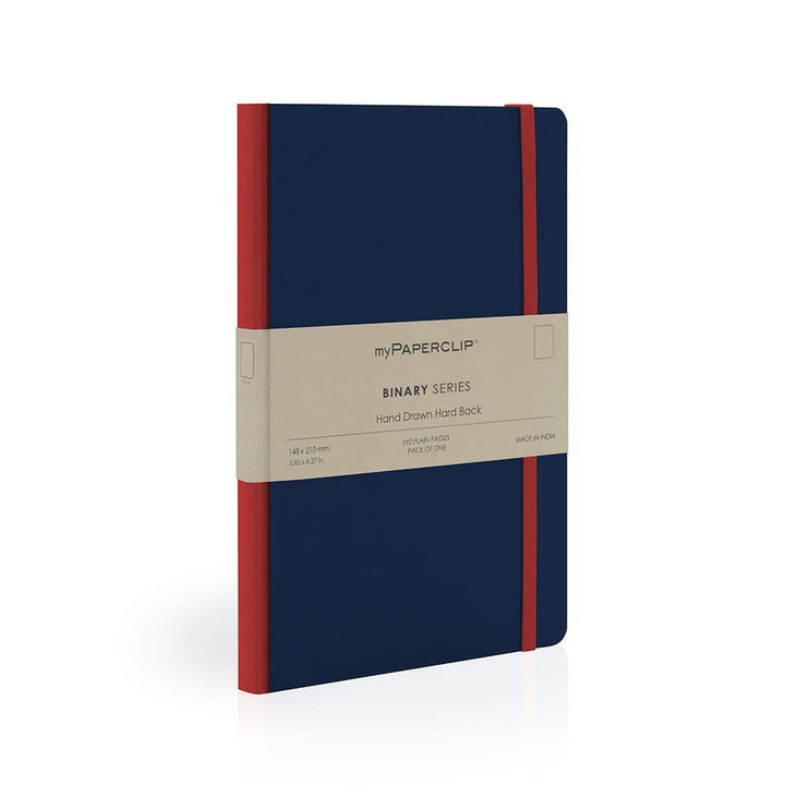 myPAPERCLIP Binary Series A5 Notebook - SCOOBOO - BSH192A5-R Blue - Ruled