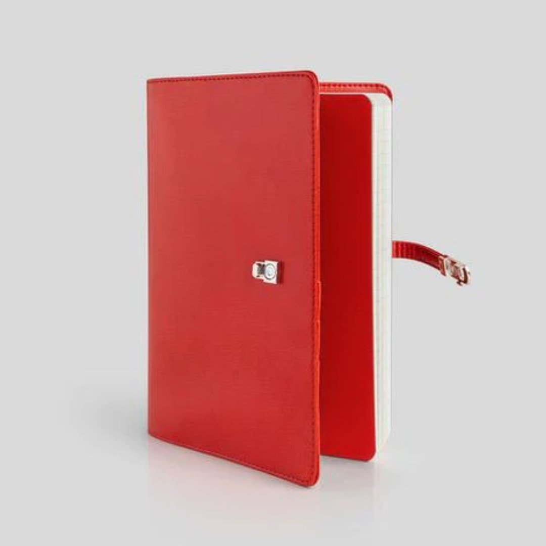 Mypaperclip Personal Notebook Organiser Classic Edition A5 - SCOOBOO - Classic L1 Red - Ruled