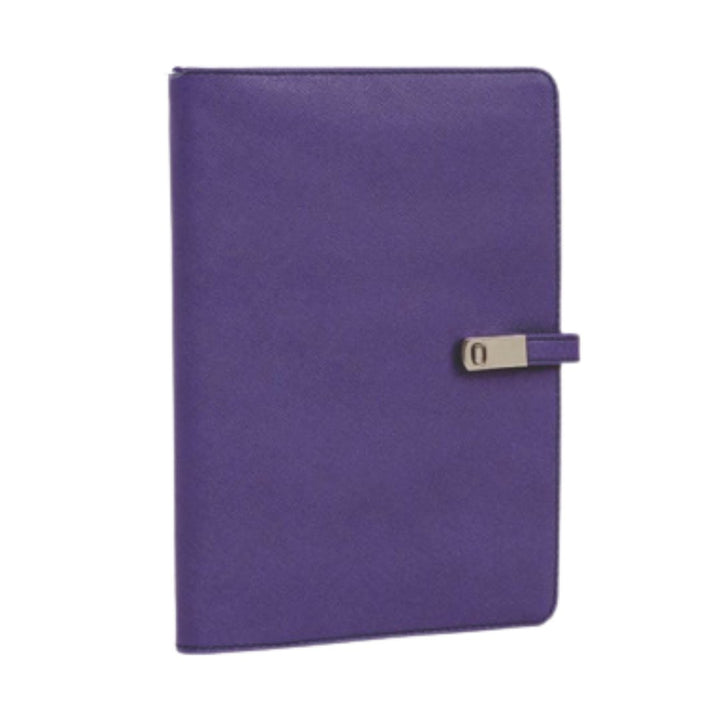 Mypaperclip Persona Notebook Organiser with 2023 Weekly Planner - SCOOBOO - Classic L2 AUBERGINE - Ruled