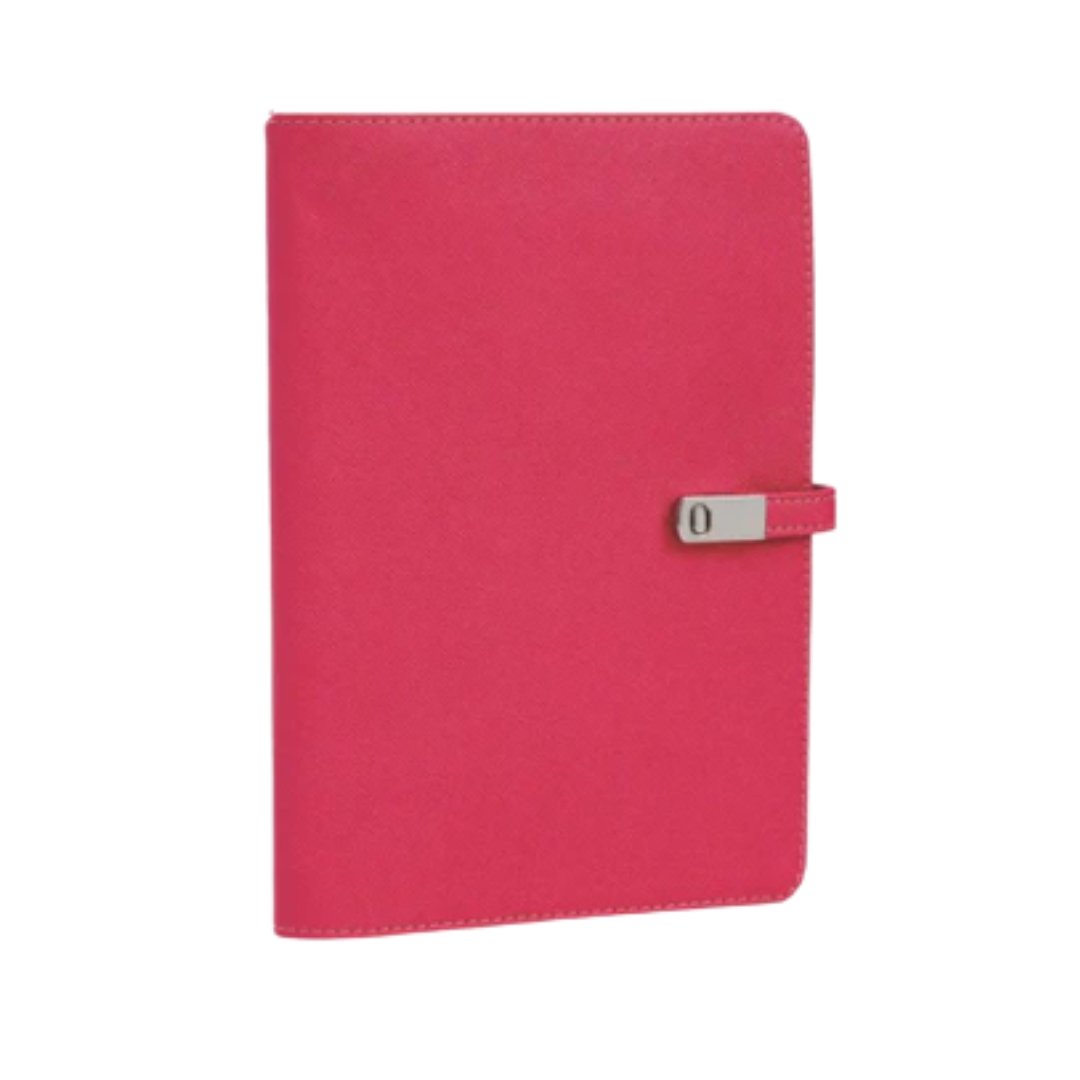 Mypaperclip Persona Notebook Organiser with 2023 Weekly Planner - SCOOBOO - Classic L2 FIERY ROSE - Ruled