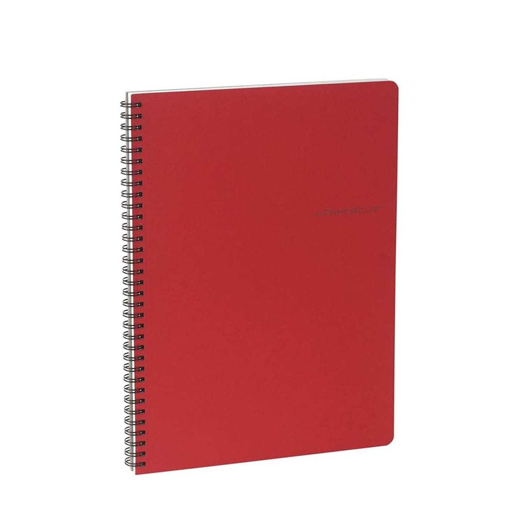 Mypaperclip-Ruled-Wiro-Notebook - SCOOBOO - WIRO128XL-R Red - Ruled