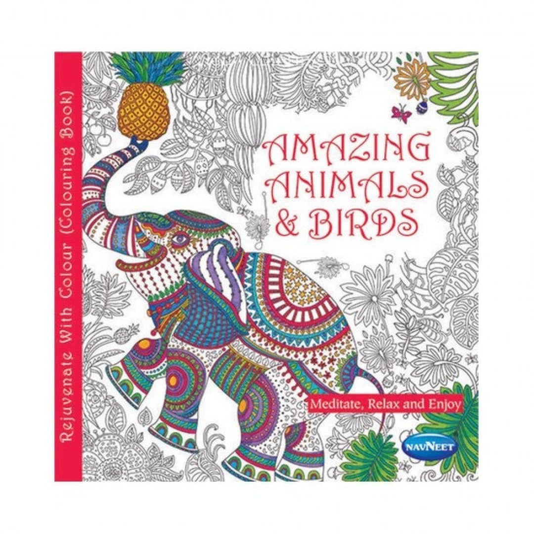 Navneet Amazing Animals Colouring Book - SCOOBOO - Colouring Book