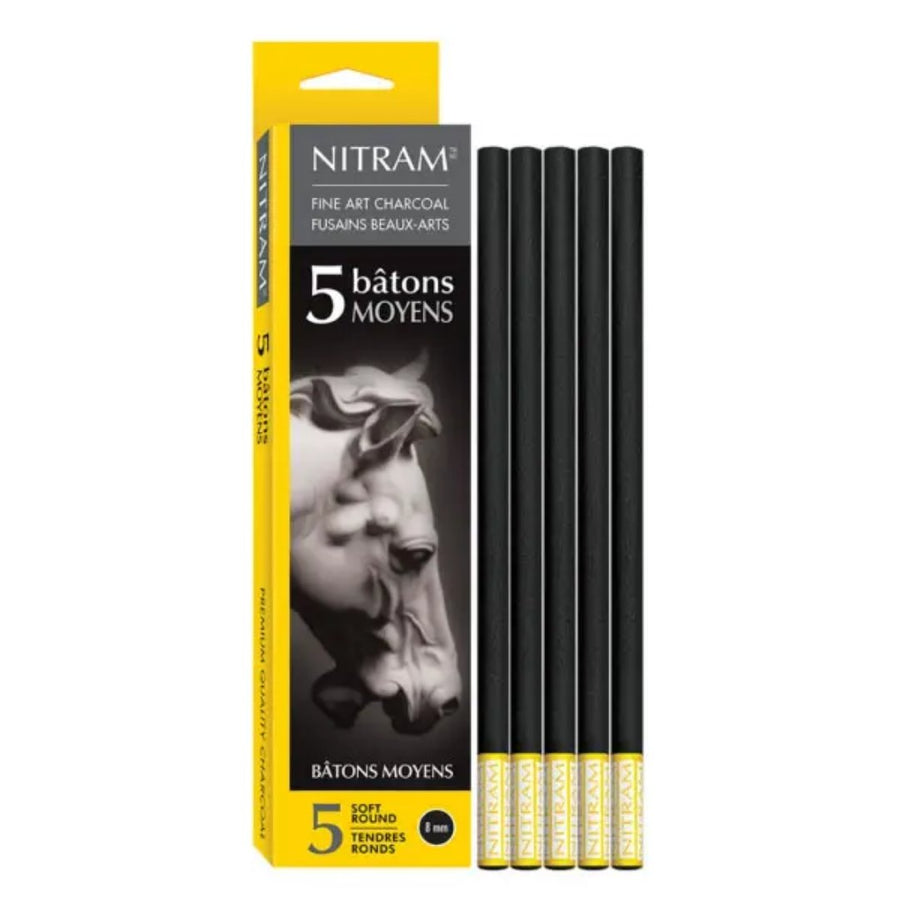 Nitram Fine Art Charcoal - SCOOBOO - 700301 - Charcoal Pencil