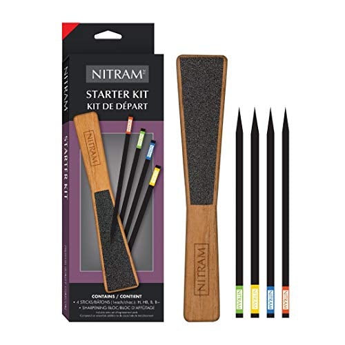 Nitram Starter Kit - SCOOBOO - 700338 - Charcoal Pencil