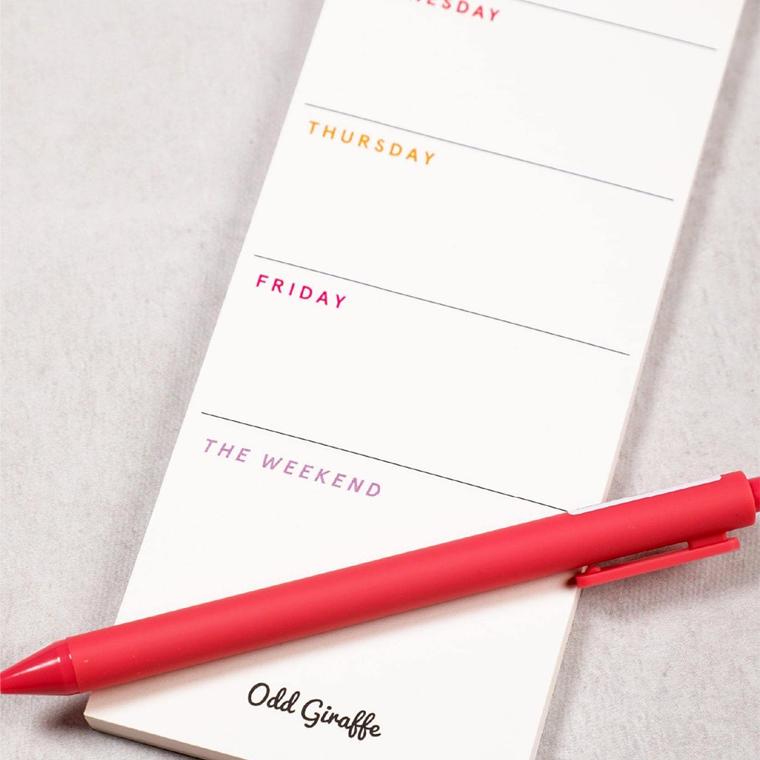 Odd Giraffe Notepad | Weekly Memo - SCOOBOO - Planners