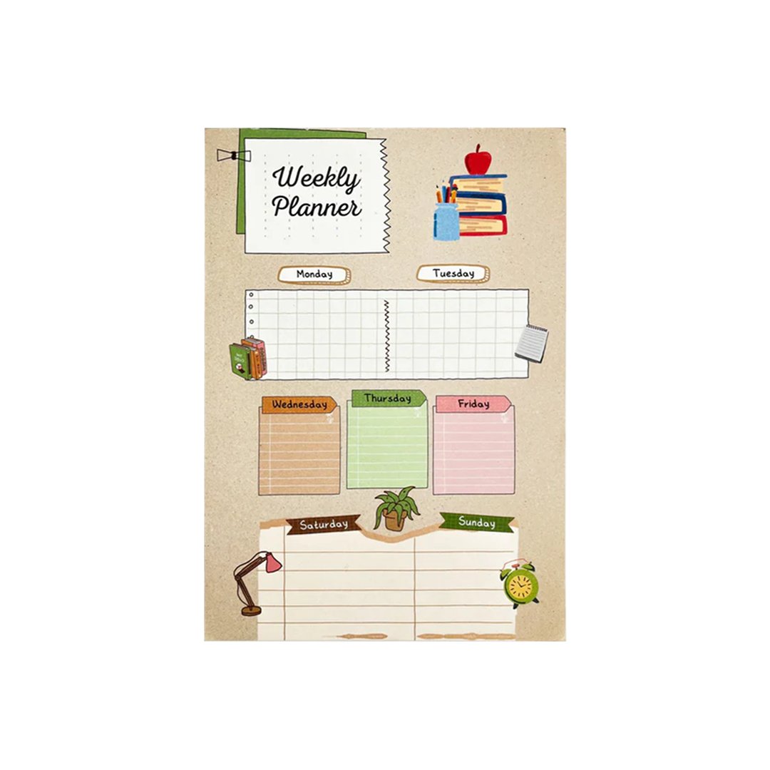 Numic A5 Weekly Planner Notepad - SCOOBOO - NSWP622 - Planners