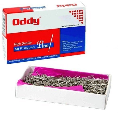 Oddy All Purpose Pins - SCOOBOO - AP-80G - Paperclips, Fasteners & Rubber bands