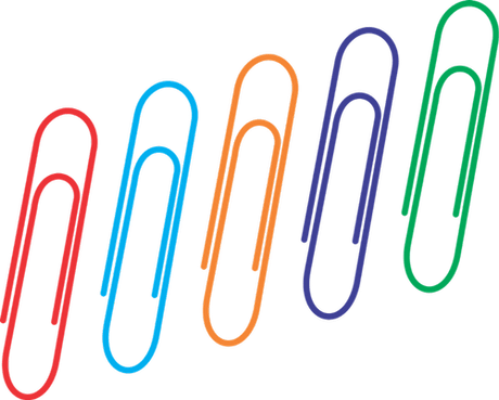 Oddy Paper Clips Colored (Pack of 2) - SCOOBOO - PCC-D100 - Paperclips, Fasteners & Rubber bands
