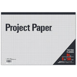 Okina Project Paper 5mm Grid 50 Sheets - SCOOBOO - PPA35S - Notepads