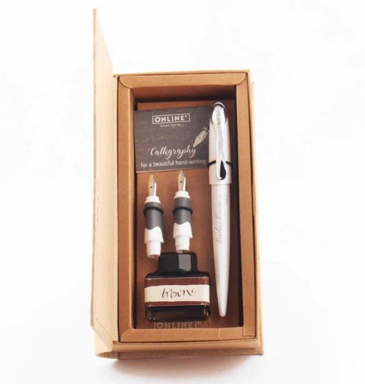 ONLINE, Calligraphy Set - AIR Best WRITER WHITE. - SCOOBOO - 10013 -