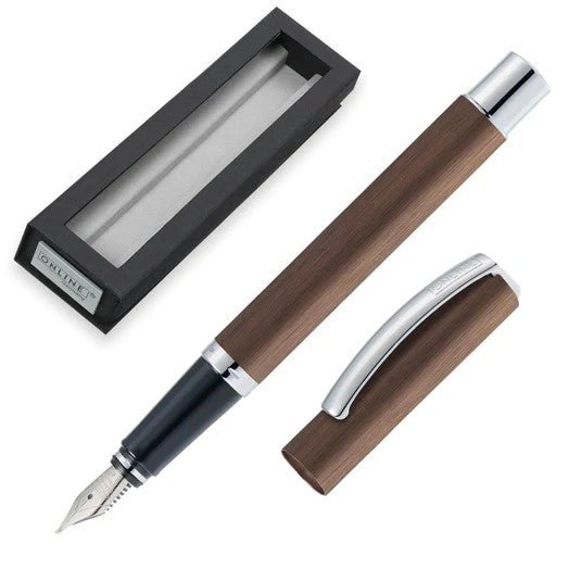 ONLINE, Fountain Pen - VISION Fresh, Classic & Style COGNAC. - SCOOBOO - 36621 -