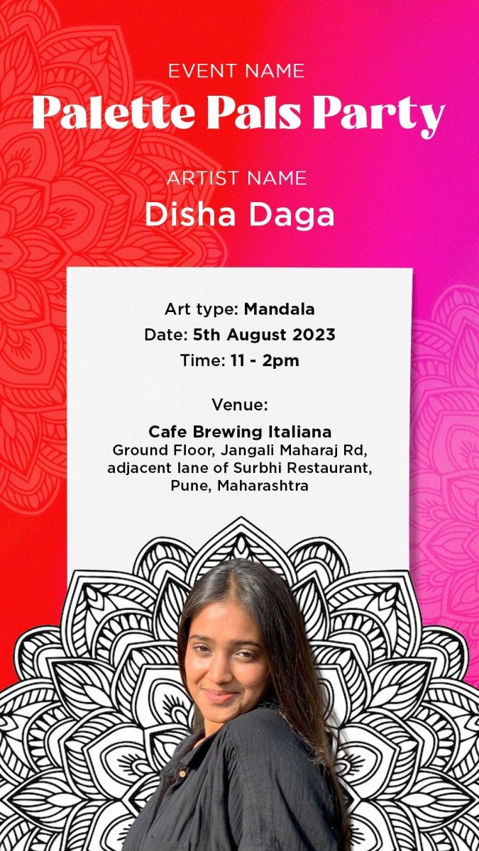 Palette Pals Party with Disha Daga (Aug, 2023) - SCOOBOO - Art Workshop