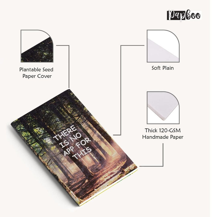 Papboo Plantable B6 Notebooks - SCOOBOO - Plain