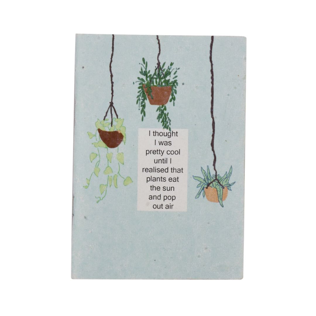 Papboo Plantable B6 Notebooks - SCOOBOO - Plain