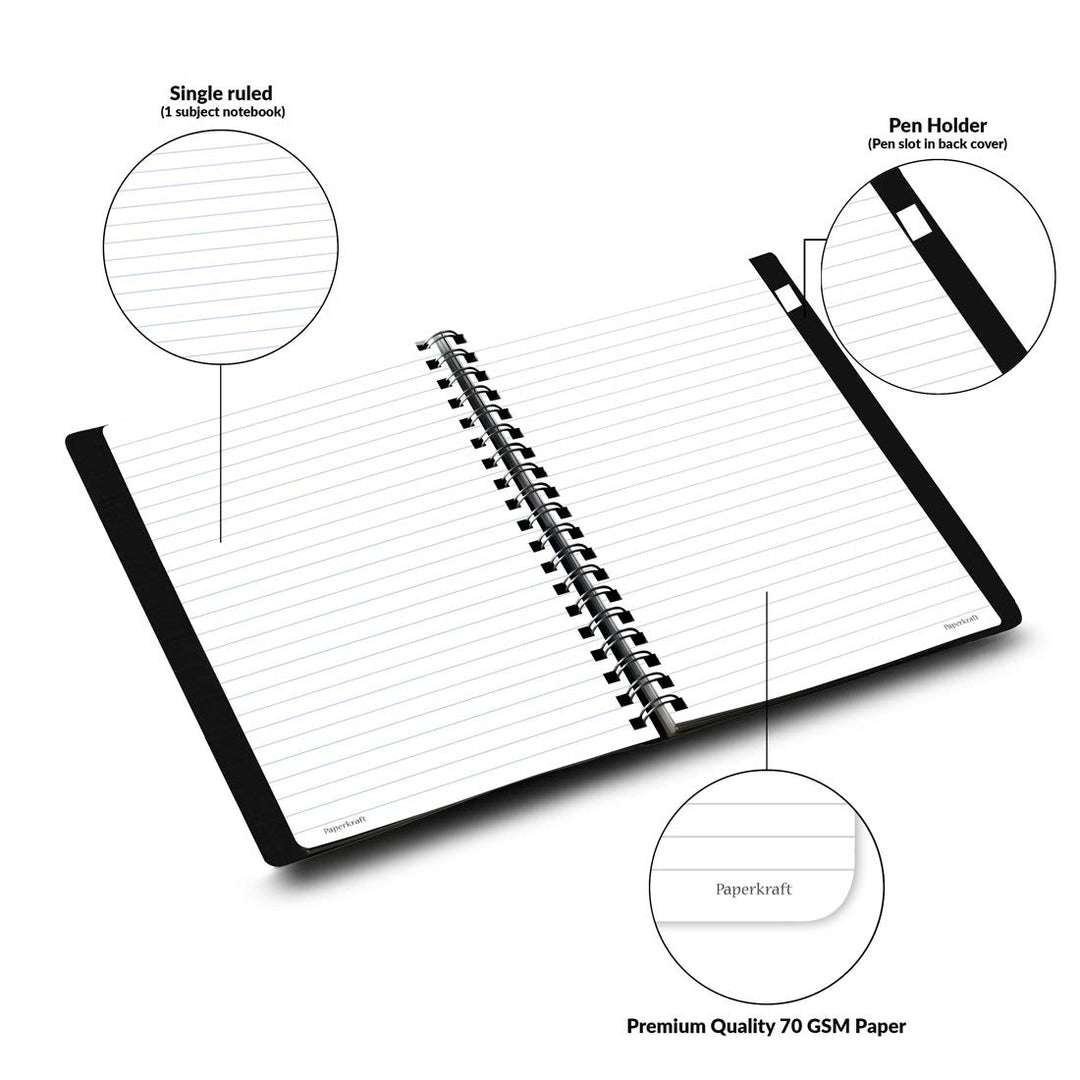 Paperkraft Green Impression Series 1 Subject Notebook - SCOOBOO - 02250049OR - Notebook
