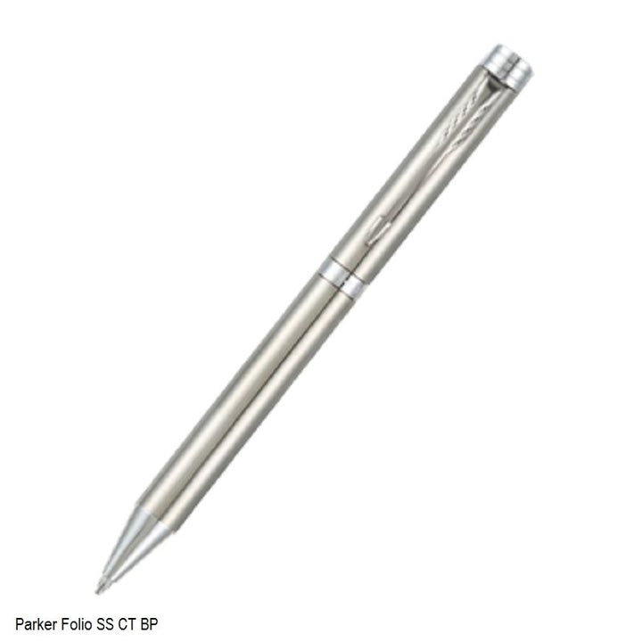 Parker Folio Stainless Steel Ball Pen - SCOOBOO - EST 1889 - Ball Pen