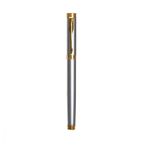 Parker Folio Stainless Steel Roller Ball Pen - SCOOBOO - Roller Ball Pen