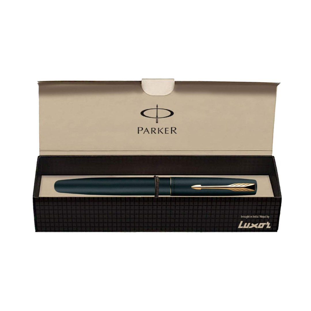 Parker Frontier Matte Black GT Fountain Pen - SCOOBOO - 9000020642 - Fountain Pen