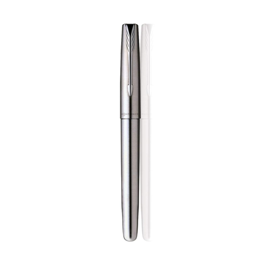 Parker Frontier Stainless Steel CT Fountain Pen - SCOOBOO - 9000020634 - Fountain Pen