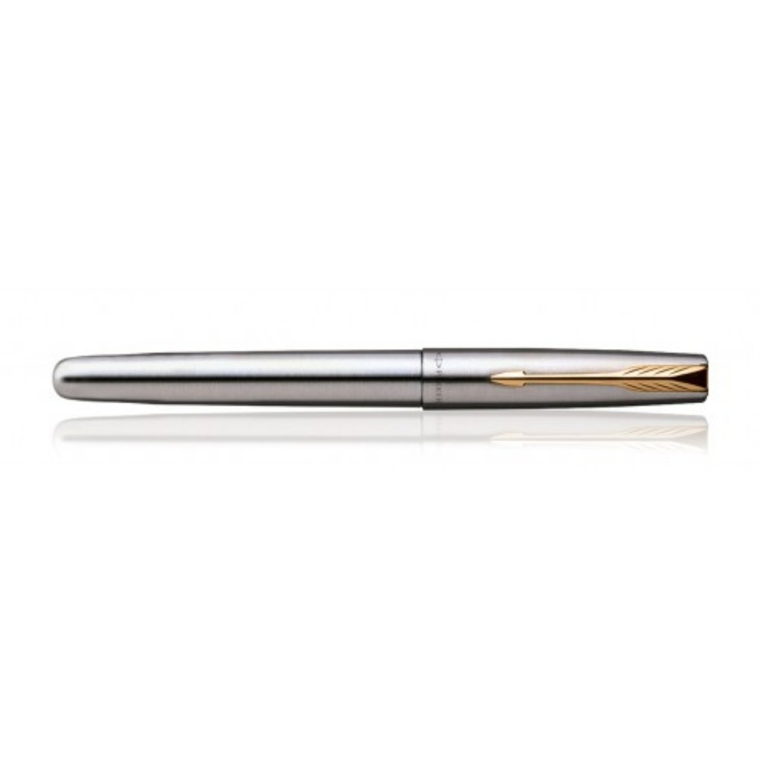Parker Frontier Stainless Steel Fountain Pen - SCOOBOO - Fountain Pen