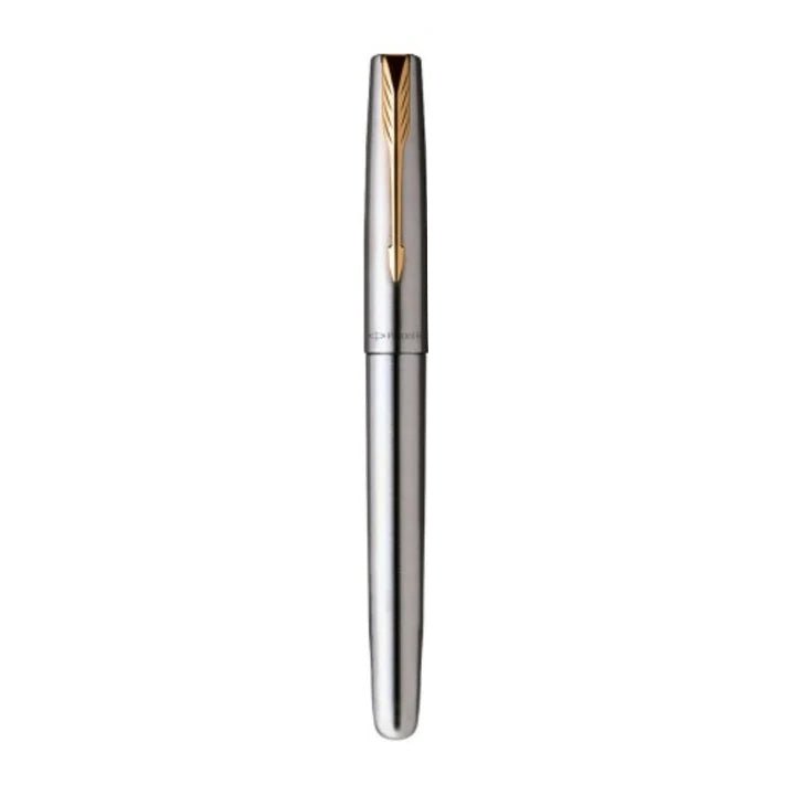 Parker Frontier Stainless Steel Fountain Pen - SCOOBOO - Fountain Pen
