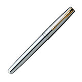 Parker Frontier Stainless Steel Gold Trim Fountain Pen - SCOOBOO - Fountain Pen