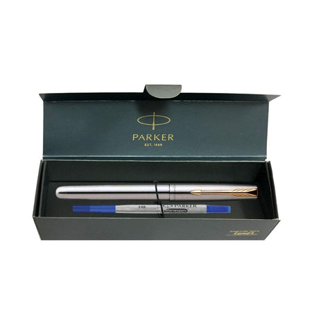 Parker Frontier Stainless Steel GT Roller Ball Pen - SCOOBOO - 9000020638 - Roller Ball Pen