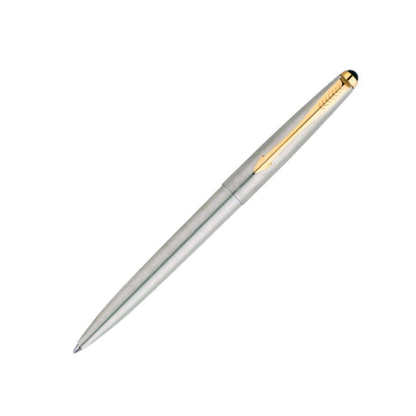 Parker Galaxy Stainless Steel Gold Trim Ball Pen - SCOOBOO - 9000019076 - Ball Pen