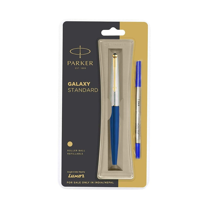 Parker Galaxy Standard Gold Trim Roller Ball Pen - SCOOBOO - 9000019214 - Ball Pen