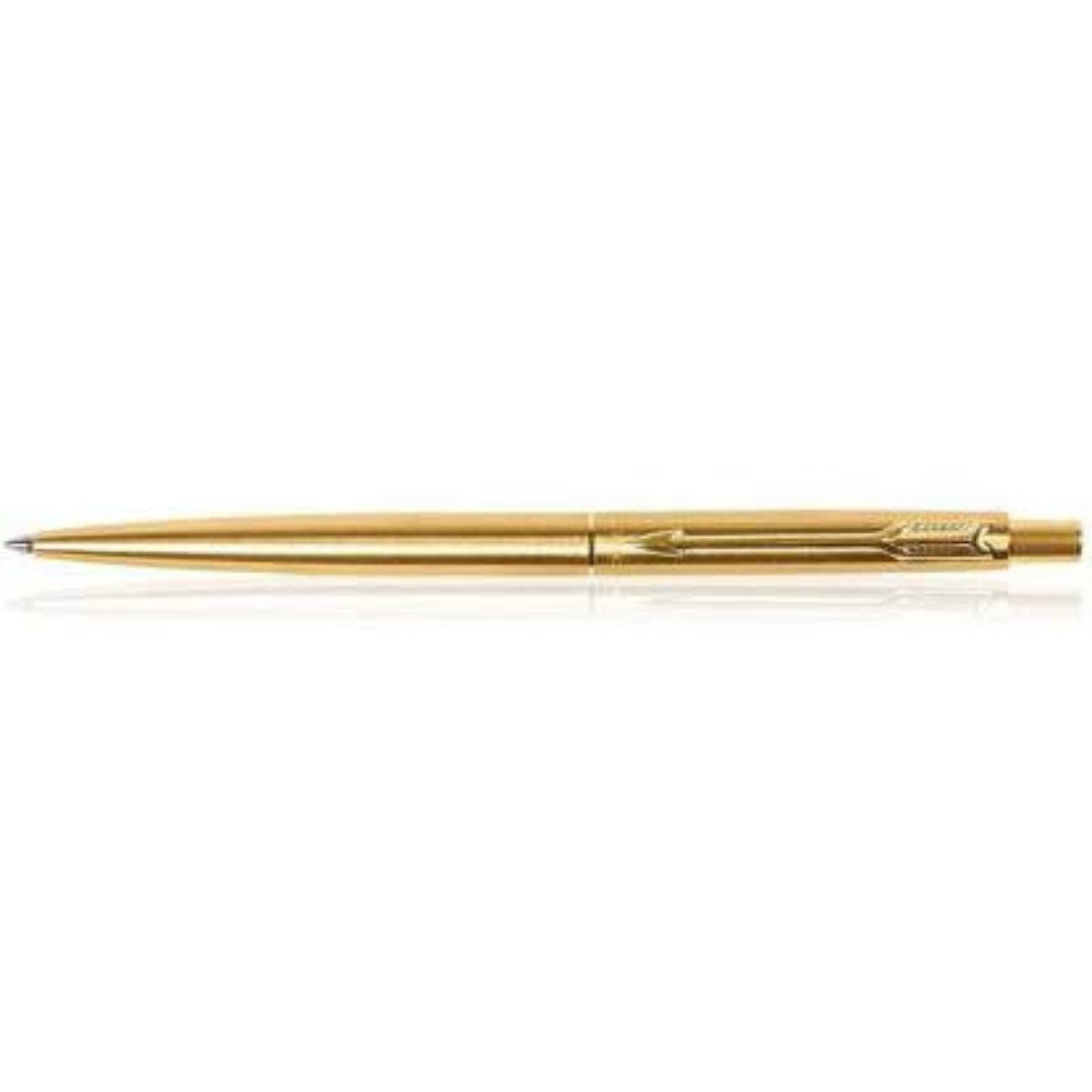 Parker Jotter London Stainless Steel Gold Trim Ball Pen (Gold) - SCOOBOO - 9000012095 - Ball Pen