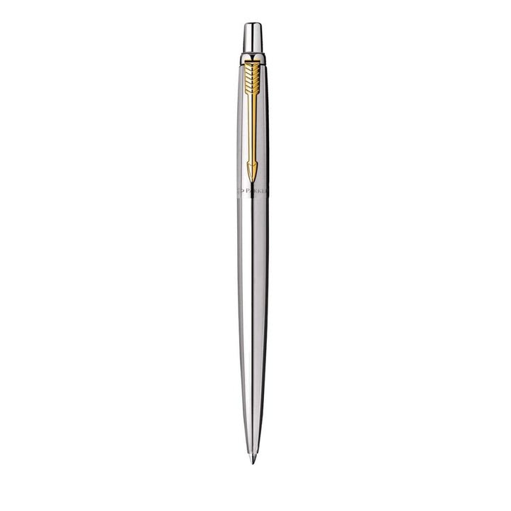 Parker Jotter Stainless Steel Ball Pen Gold Trim - SCOOBOO - 9000025340 - Pen