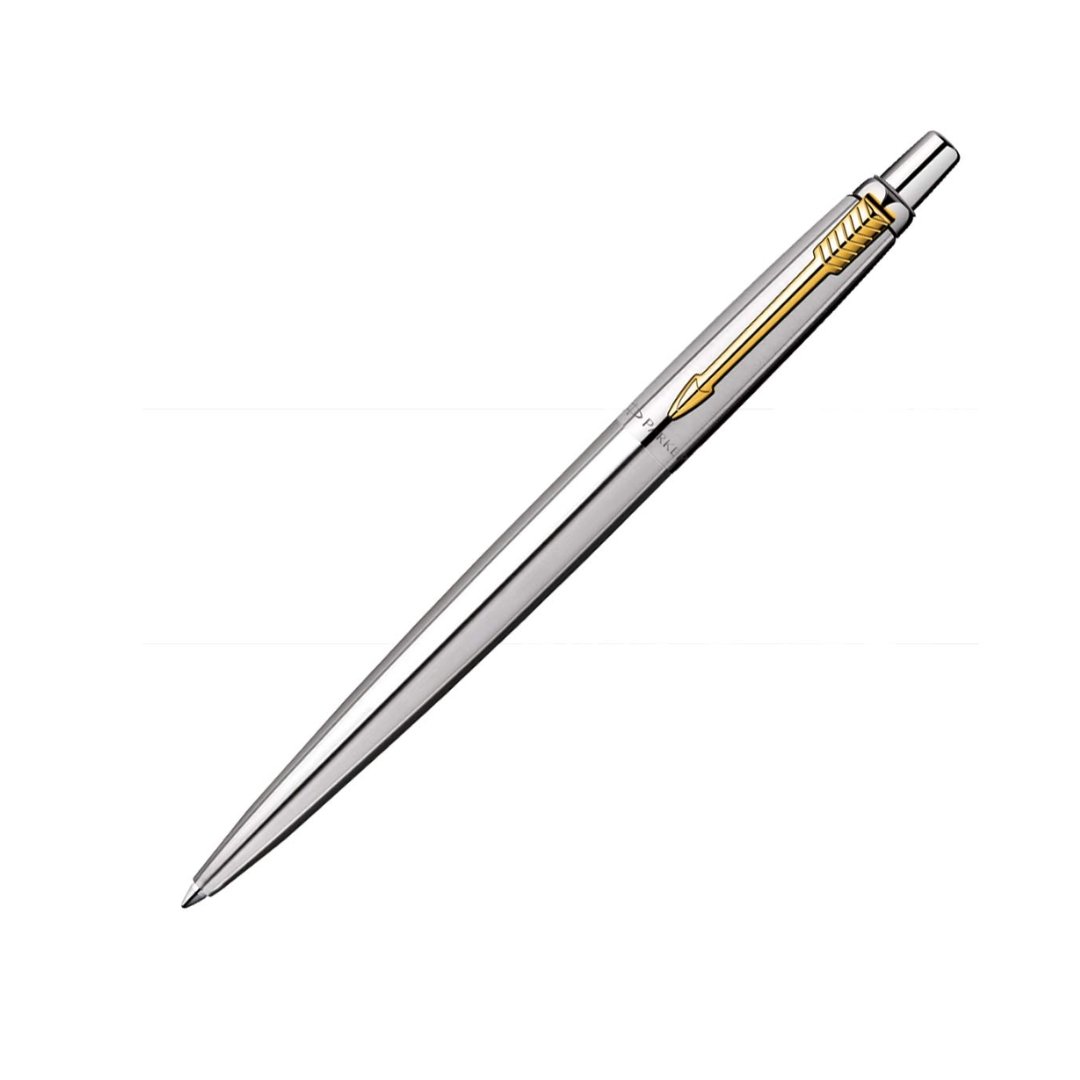 Parker Jotter Stainless Steel Ball Pen Gold Trim - SCOOBOO - 9000025340 - Pen