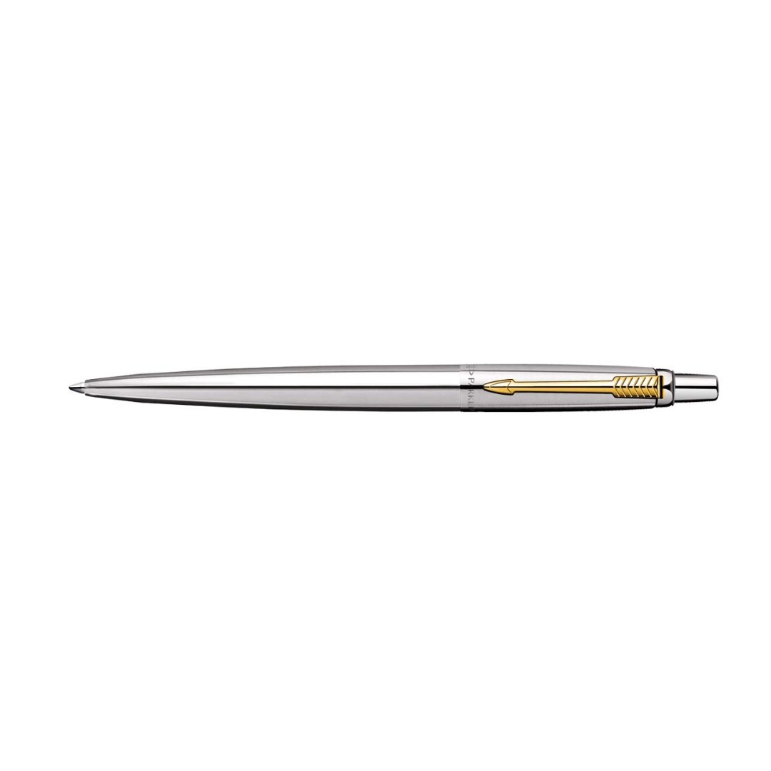 Parker Jotter Stainless Steel Ball Pen Gold Trim - SCOOBOO - 9000025340 - Pen