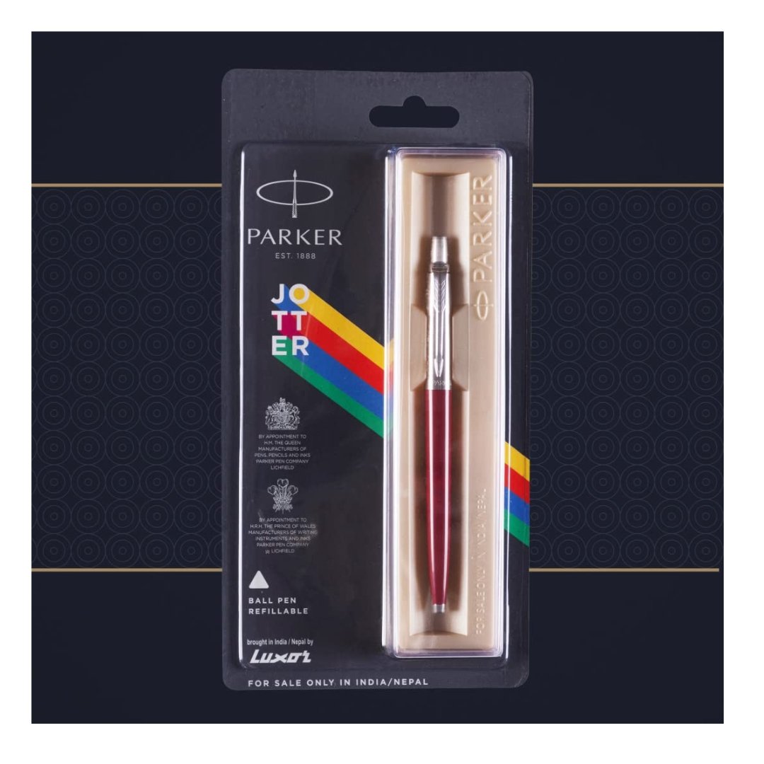 Parker Jotter Standard Chrome Trim Ball Pen - SCOOBOO - 9000017269 - Ball Pen