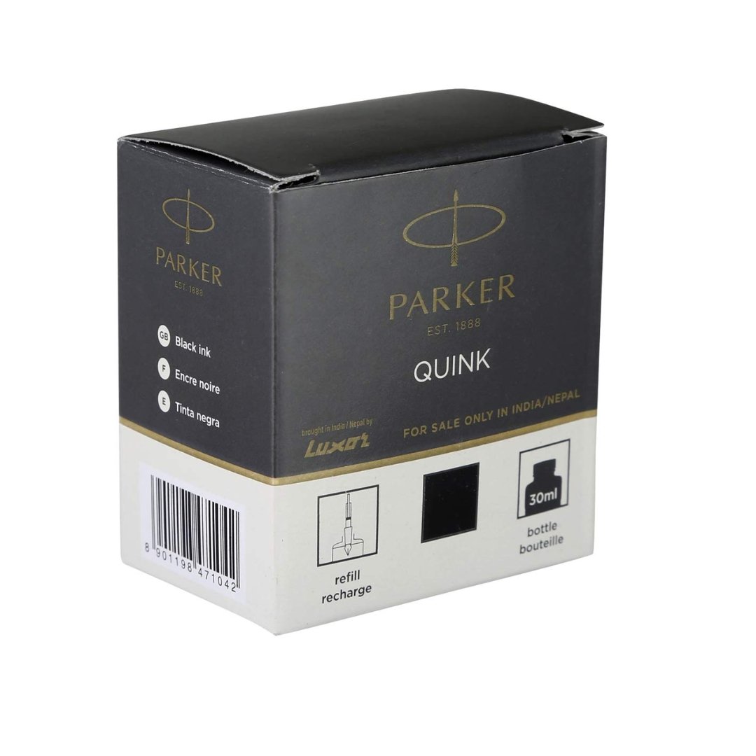 Parker Quink Ink Bottle (Black Ink) - SCOOBOO - 9000016676 - Ink